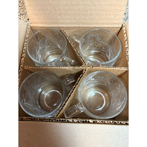 Avon Vintage President's Club Holiday Gift Size OS SET OF 4 Clear